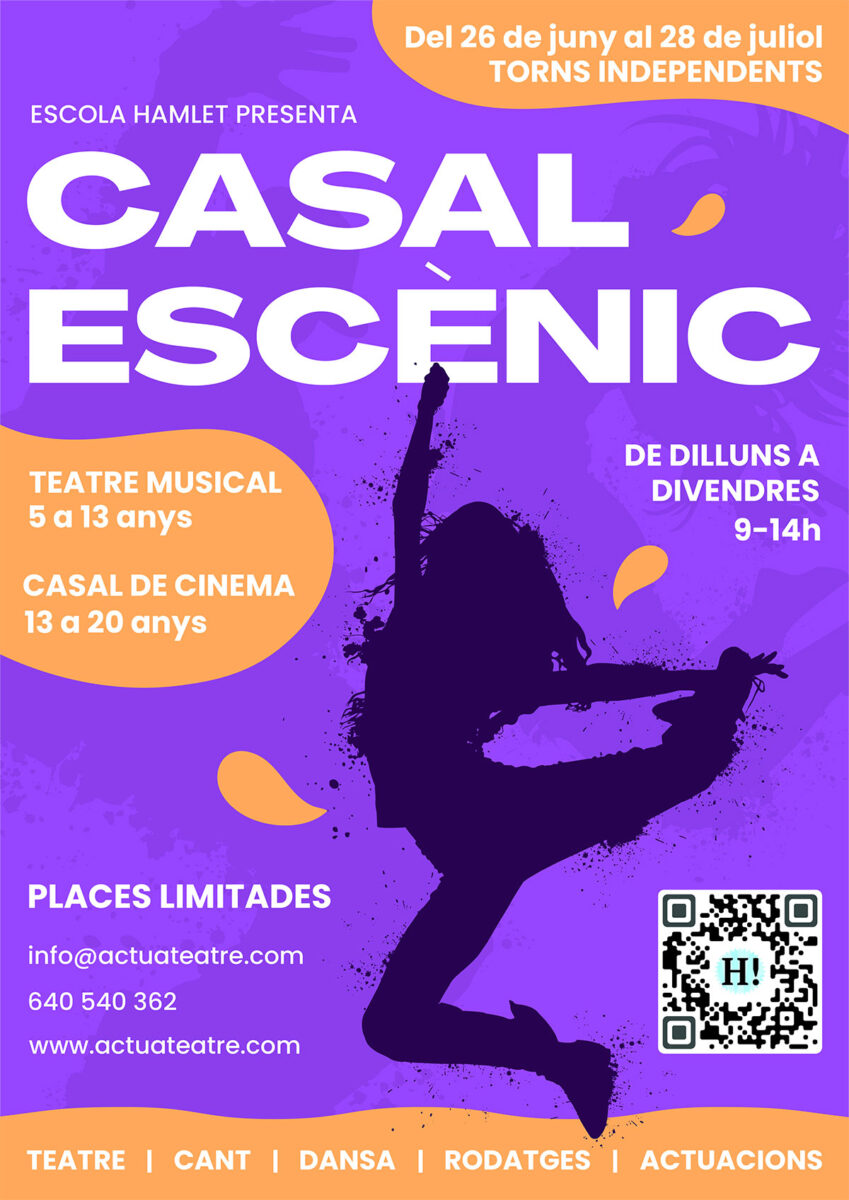 Casal d’estiu d’arts escèniques 2023 - Actua Teatre